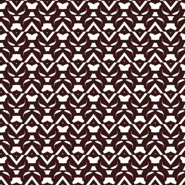 Geometrik süslemeli vektör deseni. Kusursuz tasarım dokusu. 