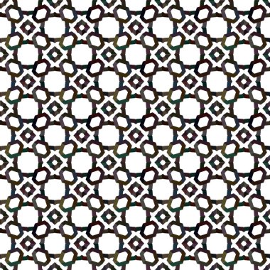 Modern geometrik vektör tasarımı, kusursuz desen çizimi