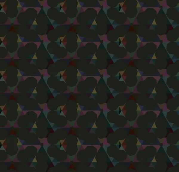 Nahtloses Muster Abstrakter Geometrischer Formen — Stockvektor
