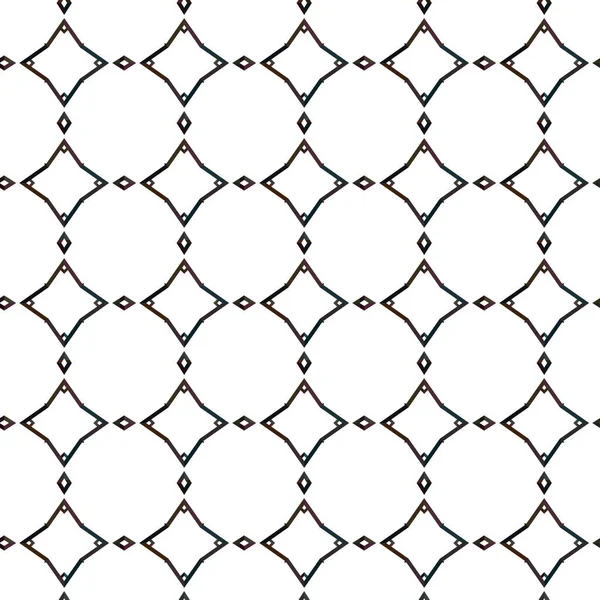 Geometrisches Ornamentales Vektormuster Nahtlose Design Textur — Stockvektor