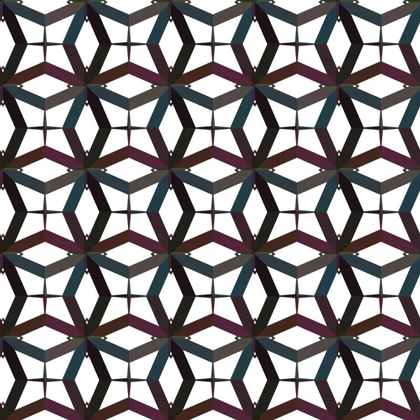 Geometrik süslemeli vektör deseni. Kusursuz tasarım dokusu.