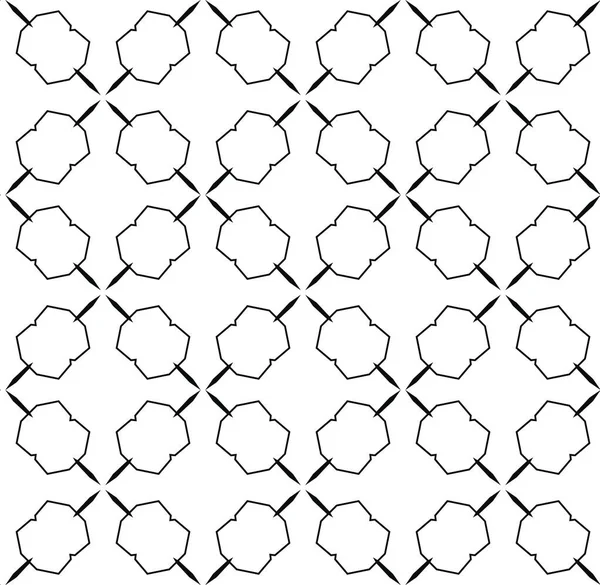 幾何学的装飾ベクトルパターン シームレスなデザインテクスチャ — ストックベクタ