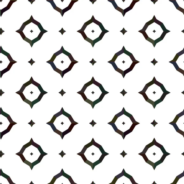 Безшовний Візерунок Геометричним Орнаментом Векторна Ілюстрація — стоковий вектор