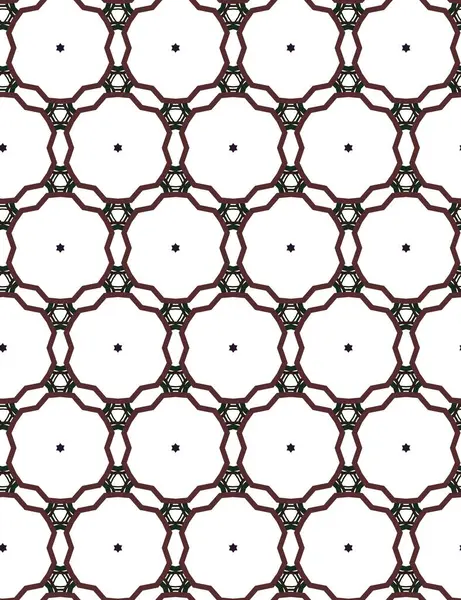 抽象幾何学的装飾ベクトルパターン シームレスなデザインテクスチャ — ストックベクタ