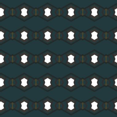 Geometrik süslemeli vektör deseni. Kusursuz tasarım dokusu. 