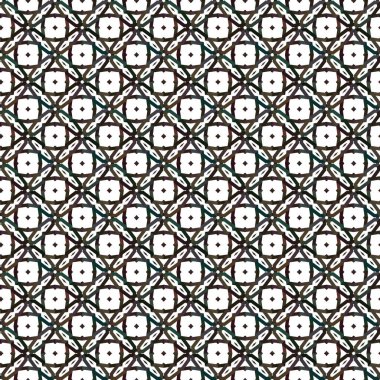 Geometrik süslemeli vektör deseni. Kusursuz tasarım dokusu.