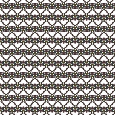 Geometrik süslemeli vektör deseni. Kusursuz tasarım dokusu.