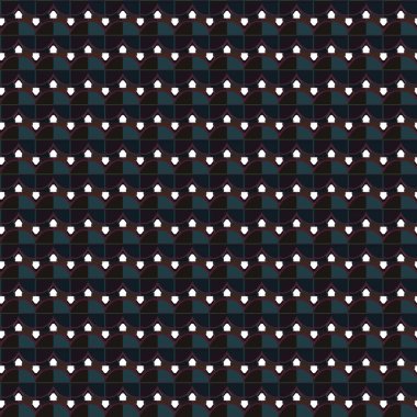 Soyut geometrik şekilli kusursuz desen