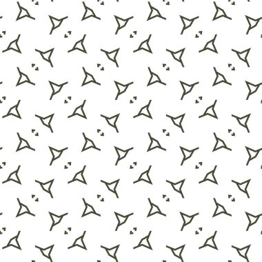 Modern geometrik vektör tasarımı, kusursuz desen çizimi