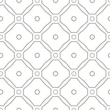 Geometrik şekillerin kusursuz deseni. vektör illüstrasyonu
