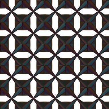 Modern geometrik vektör tasarımı, kusursuz desen çizimi