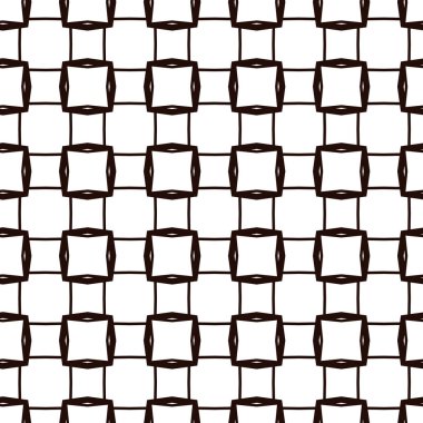 Soyut geometrik süslemeli vektör deseni. Kusursuz tasarım dokusu.