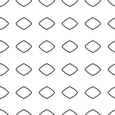 Geometrik süslemeli vektör deseni. Kusursuz tasarım dokusu. 