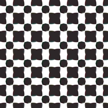 Modern geometrik vektör tasarımı, kusursuz desen çizimi