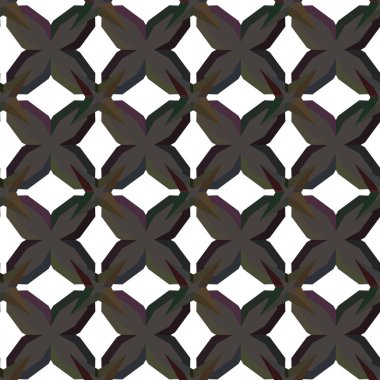 Geometrik süslemeli vektör deseni. Kusursuz tasarım dokusu.