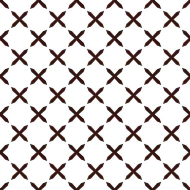 Geometrik süslemeli kusursuz desen. vektör illüstrasyonu