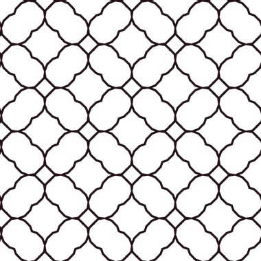 Modern geometrik vektör tasarımı, kusursuz desen çizimi