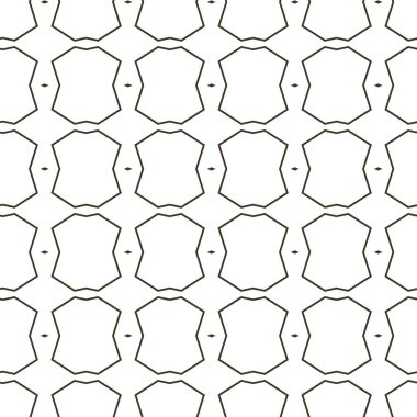 Geometrik süslemeli vektör deseni. Kusursuz tasarım dokusu.