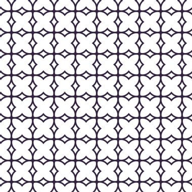 Geometrik süslemeli vektör deseni. Kusursuz tasarım dokusu. 