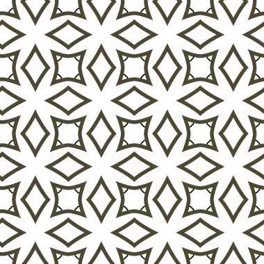 Geometrik süslemeli vektör deseni. Kusursuz tasarım dokusu.