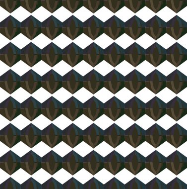 Geometrik şekilli kusursuz desen. vektör illüstrasyonu