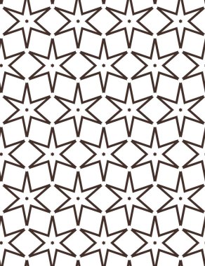 Geometrik süslemeli vektör deseni. Kusursuz tasarım dokusu. 