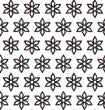 Geometrik süslemeli vektör deseni. Kusursuz tasarım dokusu.