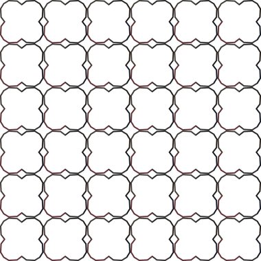 Geometrik süslemeli vektör deseni. Kusursuz tasarım dokusu. 