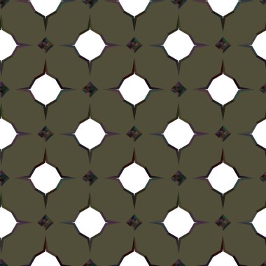 Geometrik süslemeli vektör deseni. Kusursuz tasarım dokusu. 