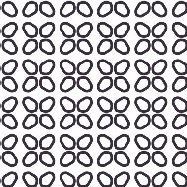 Çemberler ve noktalarla kusursuz desen. vektör illüstrasyonu