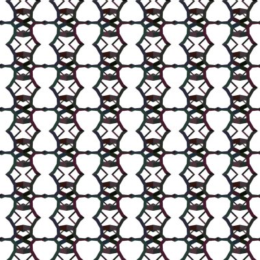 Modern geometrik vektör tasarımı, kusursuz desen çizimi