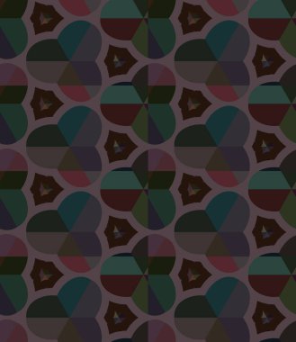 Geometrik süslemeli vektör deseni. Kusursuz tasarım dokusu.