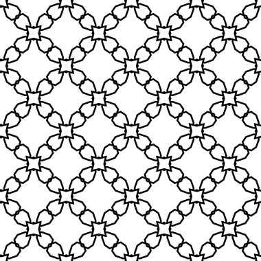 Modern geometrik vektör tasarımı, kusursuz desen çizimi