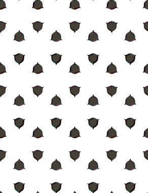 Geometrik süslemeli vektör deseni. Kusursuz tasarım dokusu. 