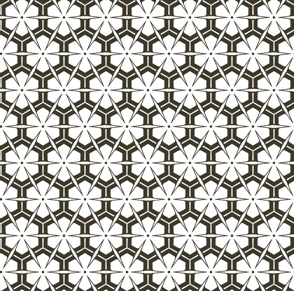 Geometrisches Ornamentales Vektormuster Nahtlose Design Textur — Stockvektor