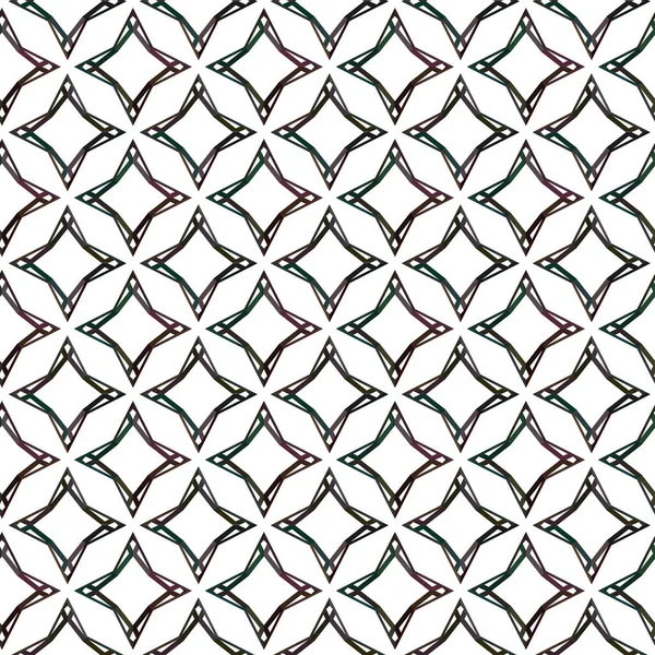 Geometrisches Ornamentales Vektormuster Nahtlose Design Textur — Stockvektor