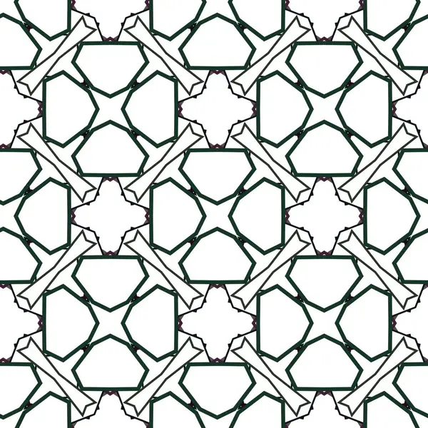 Conception Vectorielle Géométrique Illustration Motif Sans Couture — Image vectorielle