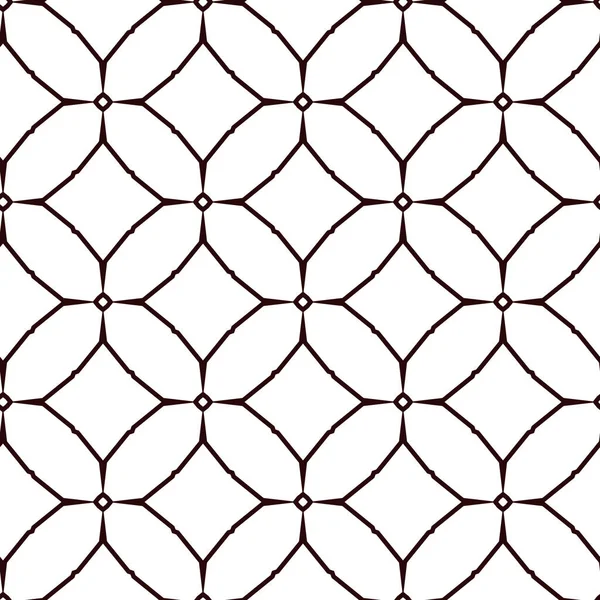 Naadloos Patroon Met Geometrische Ornament Vectorillustratie — Stockvector