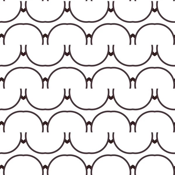 Abstraktes Nahtloses Muster Mit Geometrischen Formen — Stockvektor