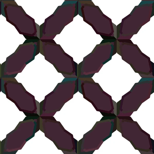 Абстрактный Бесшовный Рисунок Геометрическими Фигурами — стоковый вектор