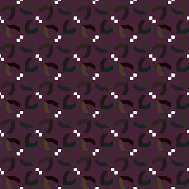 Geometrik süslemeli vektör deseni. Kusursuz tasarım dokusu. 