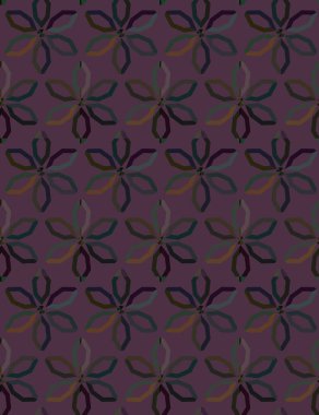 Modern geometrik vektör tasarımı, kusursuz desen çizimi