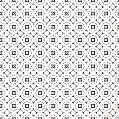 Geometrik süslemeli vektör deseni. Kusursuz tasarım dokusu. 