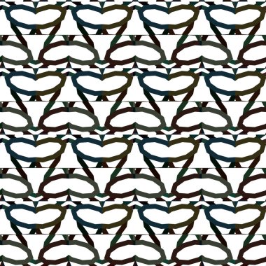 Modern geometrik vektör tasarımı, kusursuz desen çizimi