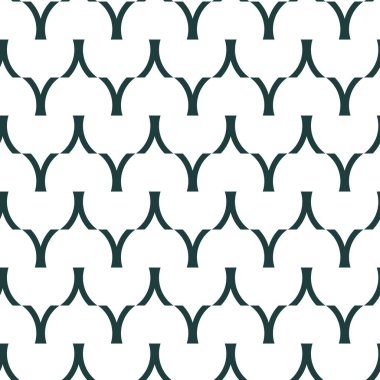 Geometrik süslemeli vektör deseni. Kusursuz tasarım dokusu.