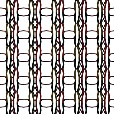 Modern geometrik vektör tasarımı, kusursuz desen çizimi