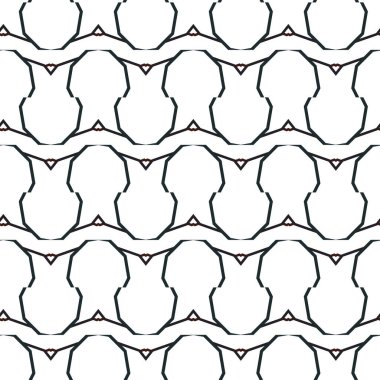 Modern geometrik vektör tasarımı, kusursuz desen çizimi