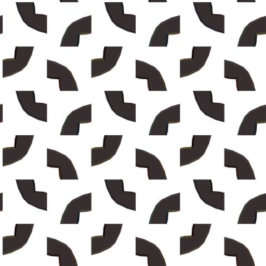 Geometrik süslemeli vektör deseni. Kusursuz tasarım dokusu. 