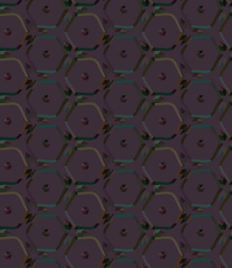 Soyut geometrik şekilli kusursuz desen