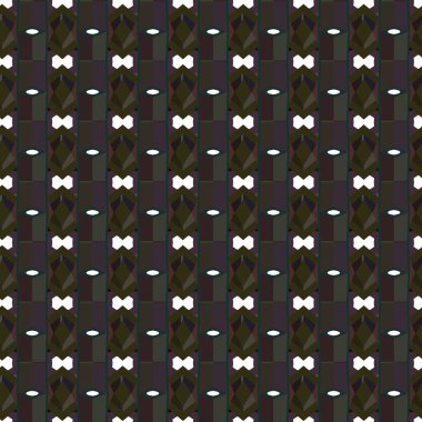 Geometrik süslemeli vektör deseni. Kusursuz tasarım dokusu.